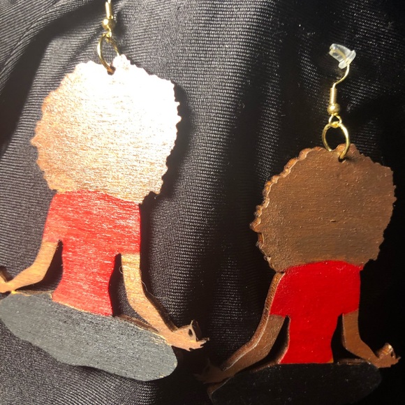 Homemade earrings - Picture 2 of 4